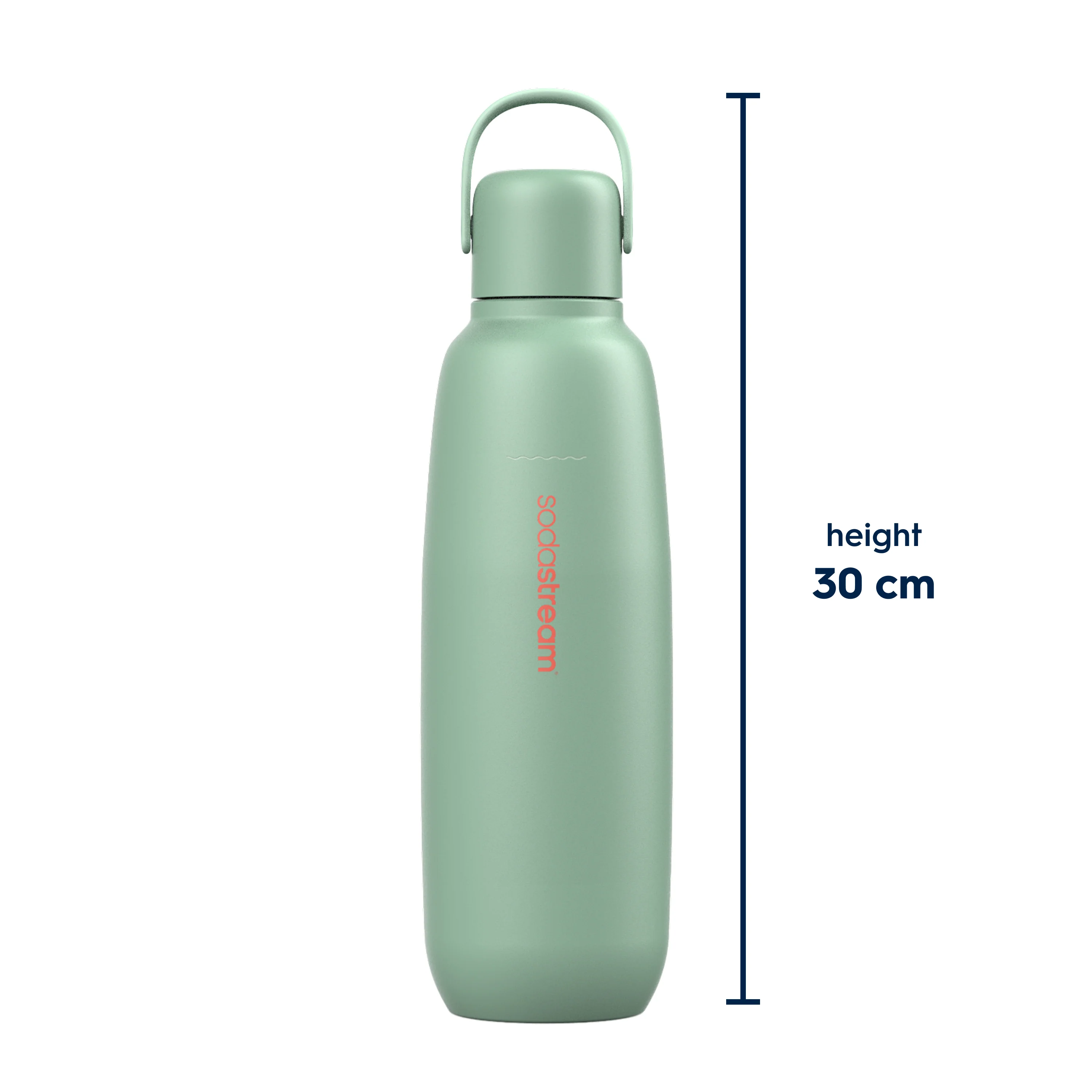 Fizz & Go® Stainless Steel Insulated Carbonating Bottle | Mint | Take Your Fizzy Favourites On-The-Go | Single Pack - Image 9