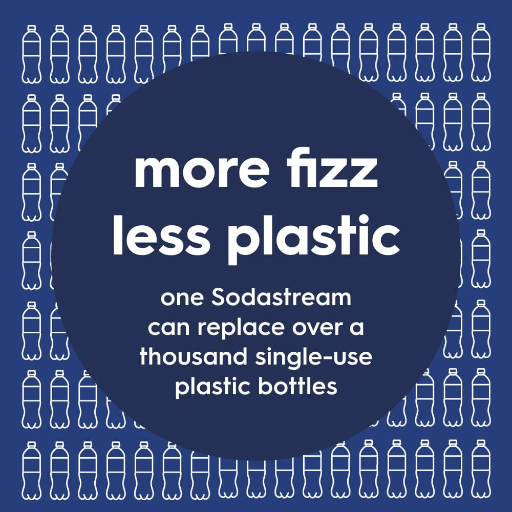 Sodastream Blueberry Fizz & Go® Stainless Steel Bottle 900ml | Insulated Sparkling Drink Bottle - Image 3