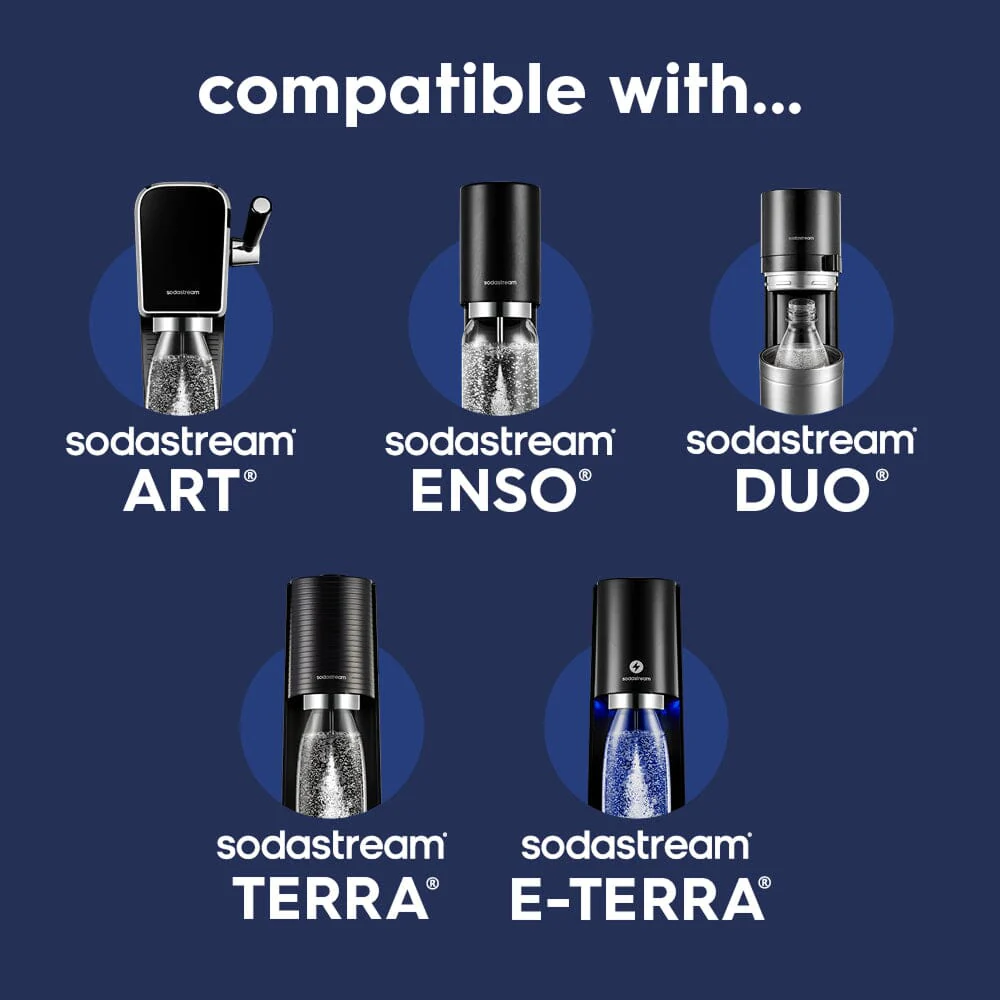 Sodastream Blueberry Fizz & Go® Stainless Steel Bottle 900ml | Insulated Sparkling Drink Bottle - Image 6