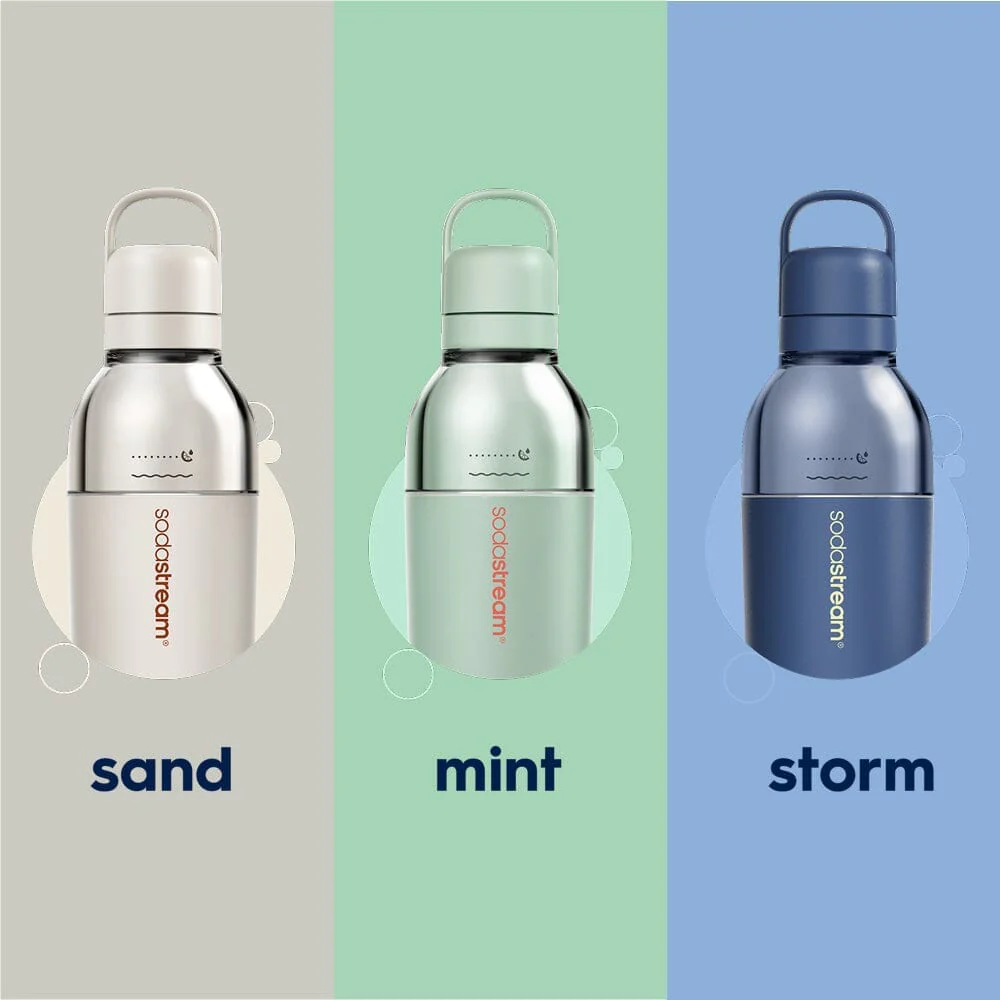 Sodastream Fizz & Go™ Easy Mix Sparkling Water Bottle Sand 710 ml - Image 7