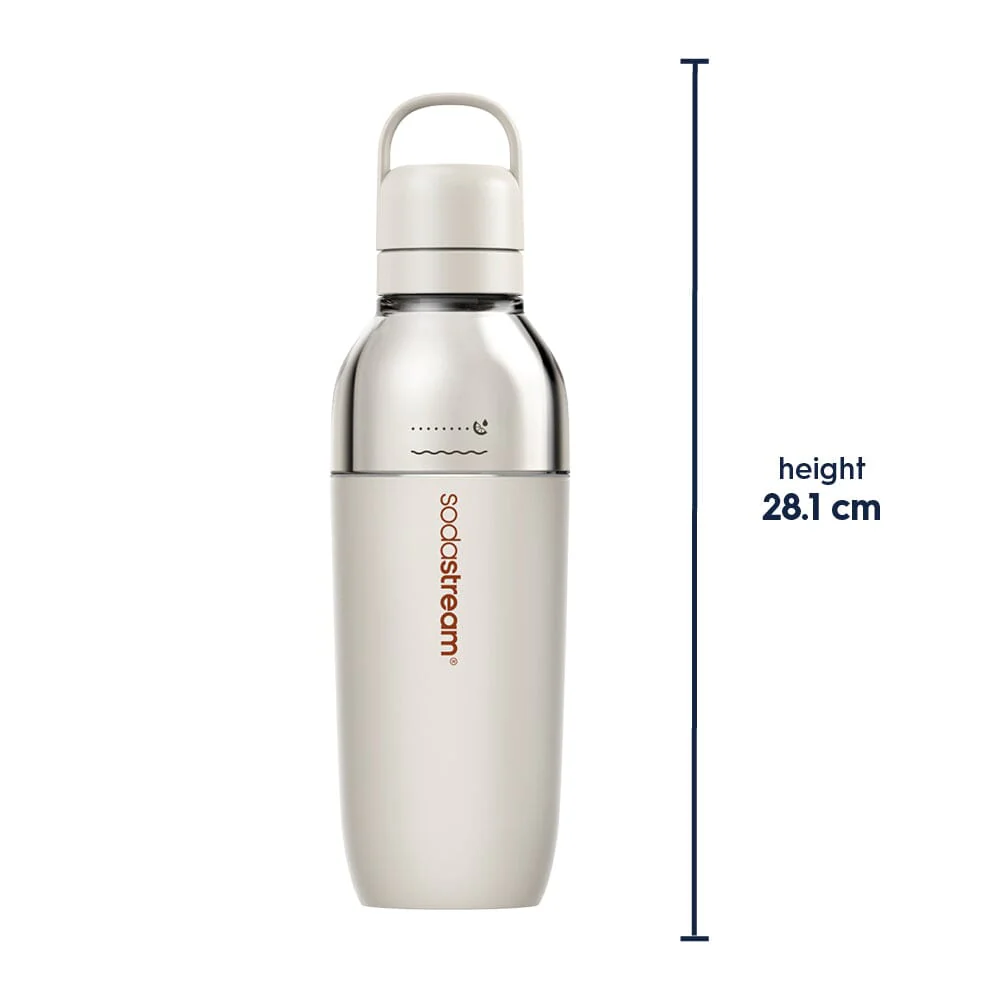 Sodastream Fizz & Go™ Easy Mix Sparkling Water Bottle Sand 710 ml - Image 8