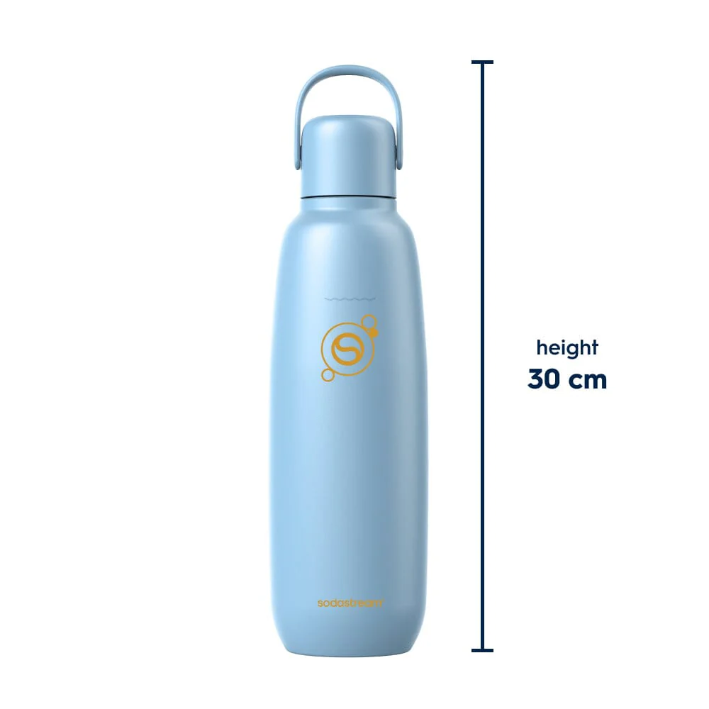 Sodastream Ice Fizz & Go® Stainless Steel Bottle 900ml | Insulated Sparkling Drink Bottle - Image 7